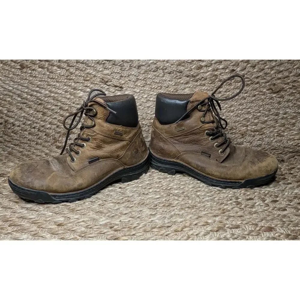 Wolverine Durbin Brown Leather Waterproof Outdoor Work Boot Mens Size 10.5 EW